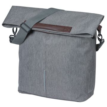 BASIL Fietsshopper City MIK Hooks 14-16 liter grijs