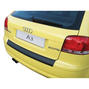 RGM ABS Achterbumper beschermlijst passend voor Audi A3 8P 3 deurs 2003-2008 Zwart