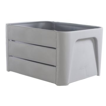 MIRAGE Fietskrat 'Klik 'n Krat' grijs 24 liter