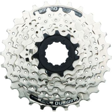 Shimano Cassette 7 speed HG41 11-28T zilver