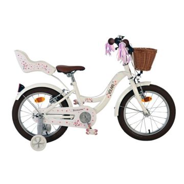Volare Blossom Kinderfiets Meisjes 16 inch Wit Twee Handremmen 2025