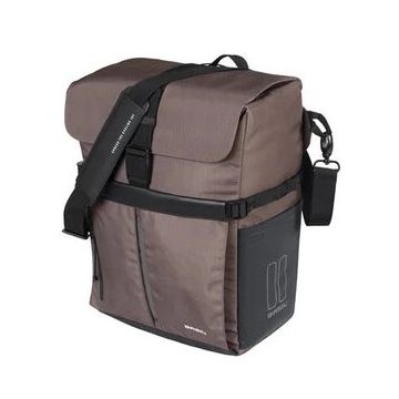 BASIL Fietsschoudertas Move MIK studs 14 liter 14 x 24 x 34 cm bruin