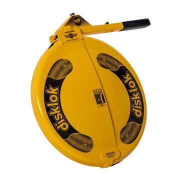 Disklok Stuurwielslot 'Gold Edition' - Maat Medium - 39-44cm - Geel - SCM-klasse MP-03