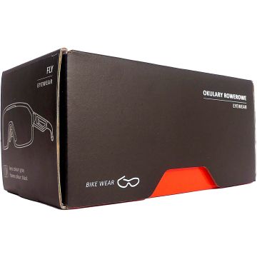 Kross Fietsbril Fly UV400 meekleurende lenzen zwart frame