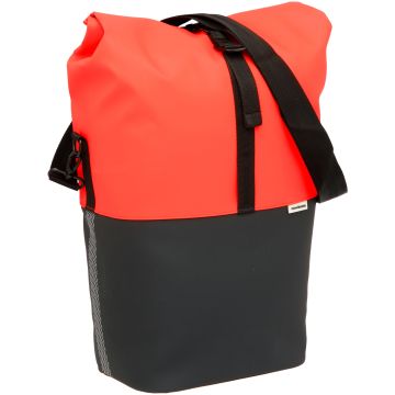 NEW LOOXS Fietsshopper Nyborg 17 liter 30 x 17 x 37 cm rood/zwart