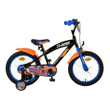 Hot Wheels Kinderfiets Jongens 16 inch Zwart Oranje Blauw 2025