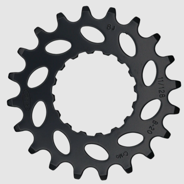 KMC Tandwiel Voor Bosch 20 O-MO Staal 11/128 inch Zwart