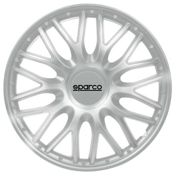 Sparco Wieldoppen Roma 15-inch Zilver Set van 4 stuks