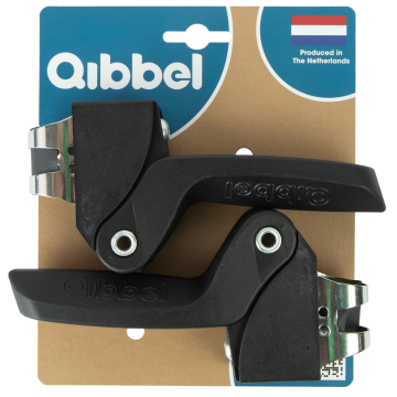 Qibbel Voetsteunen Junior 6+ (2 stuks) zwart