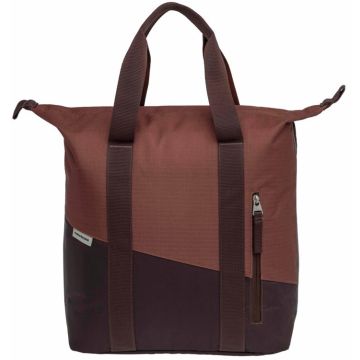 NEW LOOXS Fietsshopper Kota 24 liter 45 x 18 x 36 cm burgundy/rust