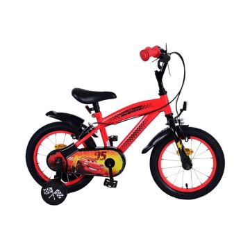 Disney Cars Kinderfiets Jongens 14 inch Rood Twee handremmen 2025