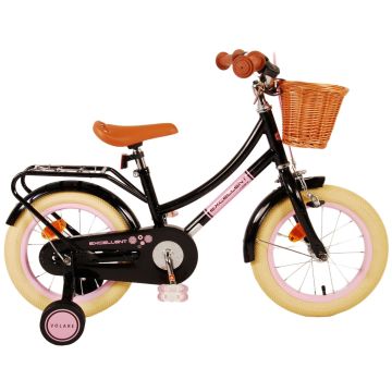 Volare Kinderfiets Excellent 14 inch Zwart met mandje