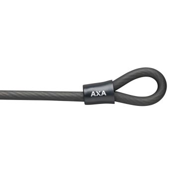 Axa Slotkabel Double Loop 120/10 zwart