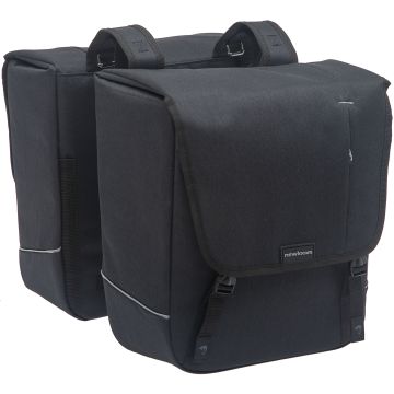NEW LOOXS Dubbele fietstas Nova Double 32 liter 35 x 35 x 15 cm zwart