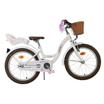 Volare Blossom Kinderfiets Meisjes 18 inch Wit 2025