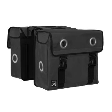 Willex Dubbele Bisonyl Tas 30L Zwart