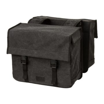 FastRider Celo Dubbele fietstas trend antraciet