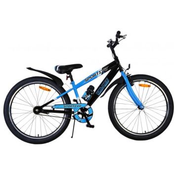 Volare Sportivo Kinderfiets Jongens 24 inch Zwart Blauw