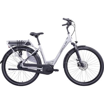 Hercules Elektrische stadsfiets Nizza F7 NL D50 Mat Zilver