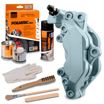 Foliatec Remklauwlakset Marine Bay Zilver Metallic- 3 Componenten