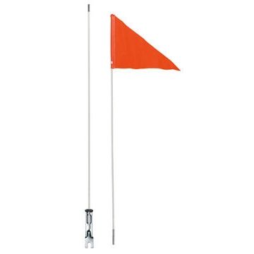 Icetoolz Fietsvlag 24052G0 met deelbare stang van fiberglas 150 cm oranje