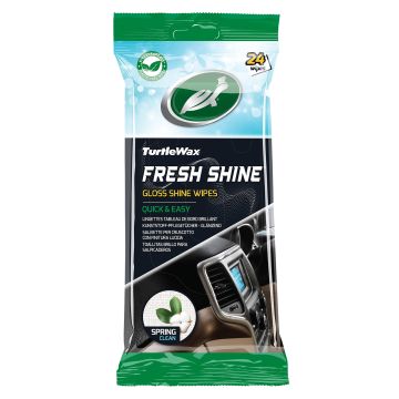 Turtle Wax Fresh Shine Gloss Interieurreinigerdoekjes 24 stuks