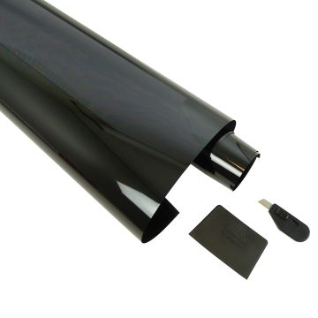 Carpoint Raamfolie 300x76cm grijs 60%