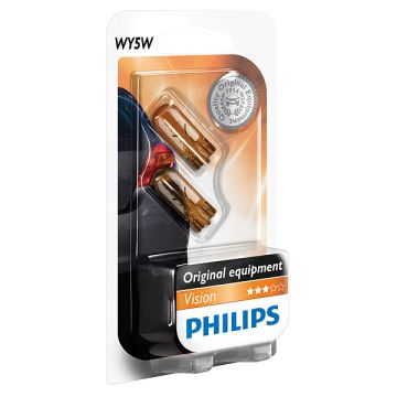 Philips 12396NAB2 WY5W, 2 stuks