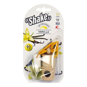 Shake luchtverfrisser + navulling vanilla 2x 4,5 ml