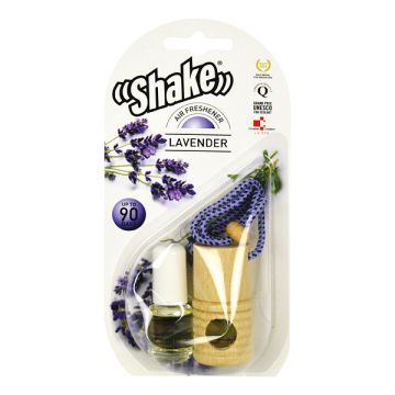 Shake luchtverfrisser + navulling lavender 2x 4,5 ml