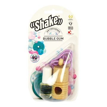 Shake luchtverfrisser + navulling bubblegum 2x 4,5 ml