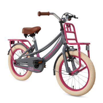 Supersuper Kinderfiets Lola 16 inch Grijs