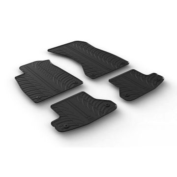 Gledring Rubbermatten passend voor Audi A5 Coupe 12/2016- (T profiel 4-delig + montageclips)