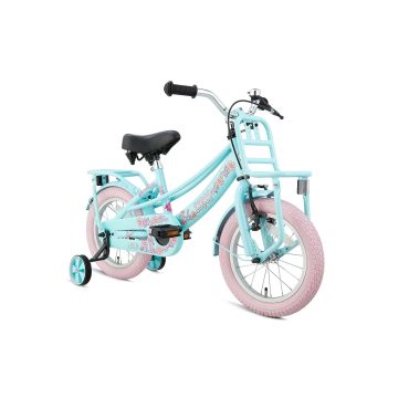 Supersuper Kinderfiets Lola Roze 14 inch Roze