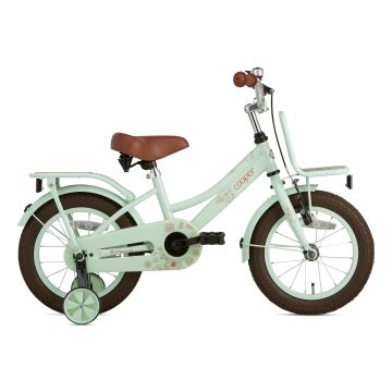 Supersuper Kinderfiets Cooper Bamboo 14 inch Groen