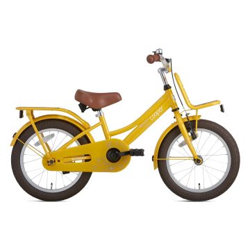 Supersuper Kinderfiets Cooper Bamboo 16 inch Geel