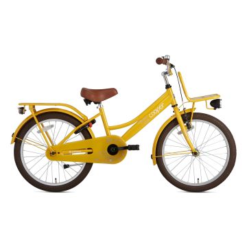 Supersuper Kinderfiets Cooper Bamboo 20 inch Geel