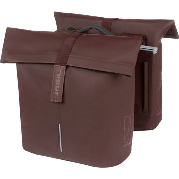 BASIL Dubbele fietstas City MIK 32 liter 12 x 30 x 33 cm roasted bruin
