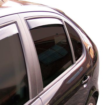 ClimAir Zijwindschermen Master Dark (achter) passend voor Chevrolet Captiva 2006-2015 /Opel Antara 5-deurs 2006-2017
