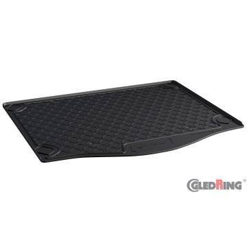 Gledring Rubbasol (Rubber) Kofferbakmat passend voor Ford Focus III HB 5-deurs 2011-2018 (klein reserwiel)