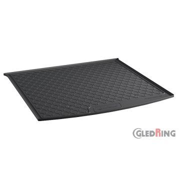Gledring Rubbasol (Rubber) Kofferbakmat passend voor Skoda Kodiaq (5-Personen) 2017- (Hoge variabele laadvloer met reservewiel)