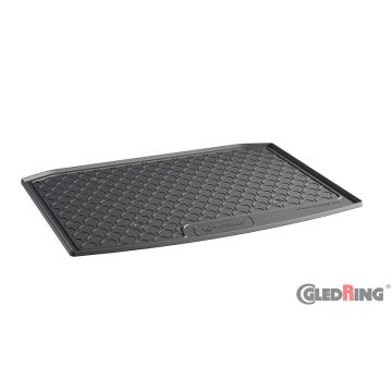 Gledring Rubbasol (Rubber) Kofferbakmat passend voor Skoda Karoq 2WD 7/2017- (Lage laadvloer)