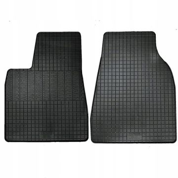 AutoStyle Rubber matten passend voor Tesla Model X 2016- (2-delig + montagesysteem)