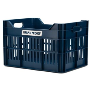 URBAN PROOF Gerecyclede fietskrat Click 30 Liter Donkerblauw