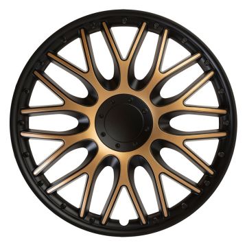 J-Tec 4-Delige Wieldoppenset Orden 13-inch zwart/goud