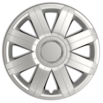 AutoStyle 4-Delige Wieldoppenset Sportive 15-inch zilver