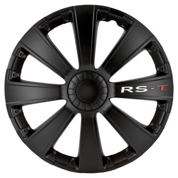 AutoStyle 4-Delige Wieldoppenset RS-T 13-inch zwart