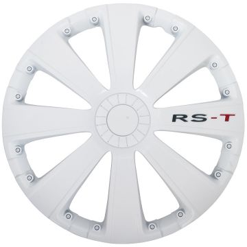 AutoStyle 4-Delige Wieldoppenset RS-T 13-inch wit