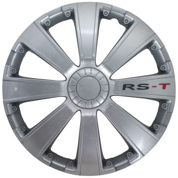 AutoStyle 4-Delige Wieldoppenset RS-T 15-inch zilver