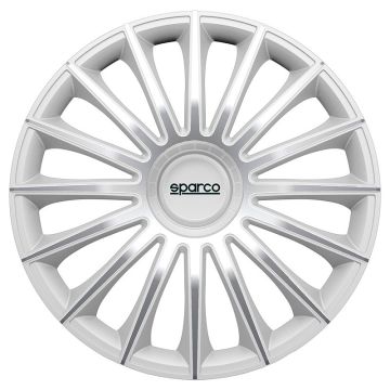 Sparco 4-Delige Wieldoppenset Treviso 13-inch zilver